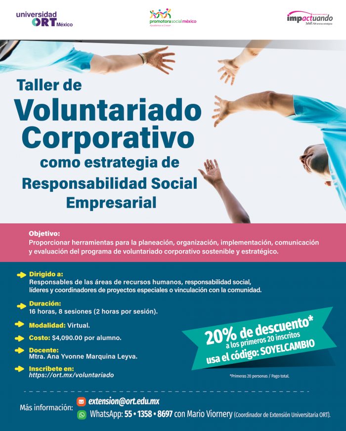 Taller de voluntariado corporativo como estrategia de Responsabilidad Social Empresarial