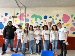 en esta foto se encuentran voluntarios de Promotora Social Mexico incluida Karina Herrera Velázquez